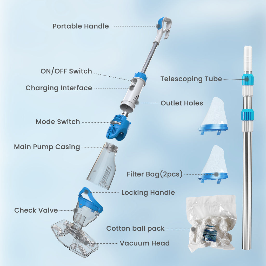 Enhulk Cordless Pool Vacuum PC22