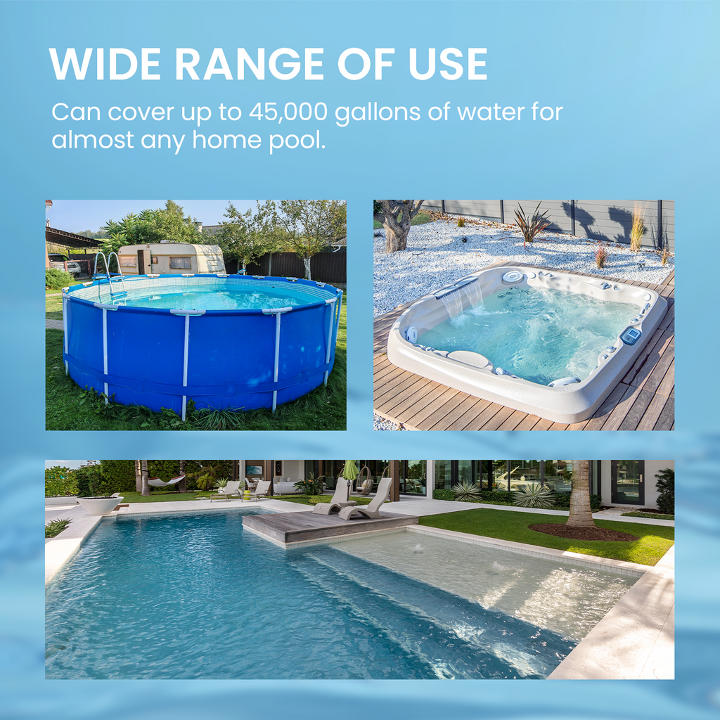 Enhulk Solar Pool Ionizer, Chemical-Free Floating Water Purifier for Fresh