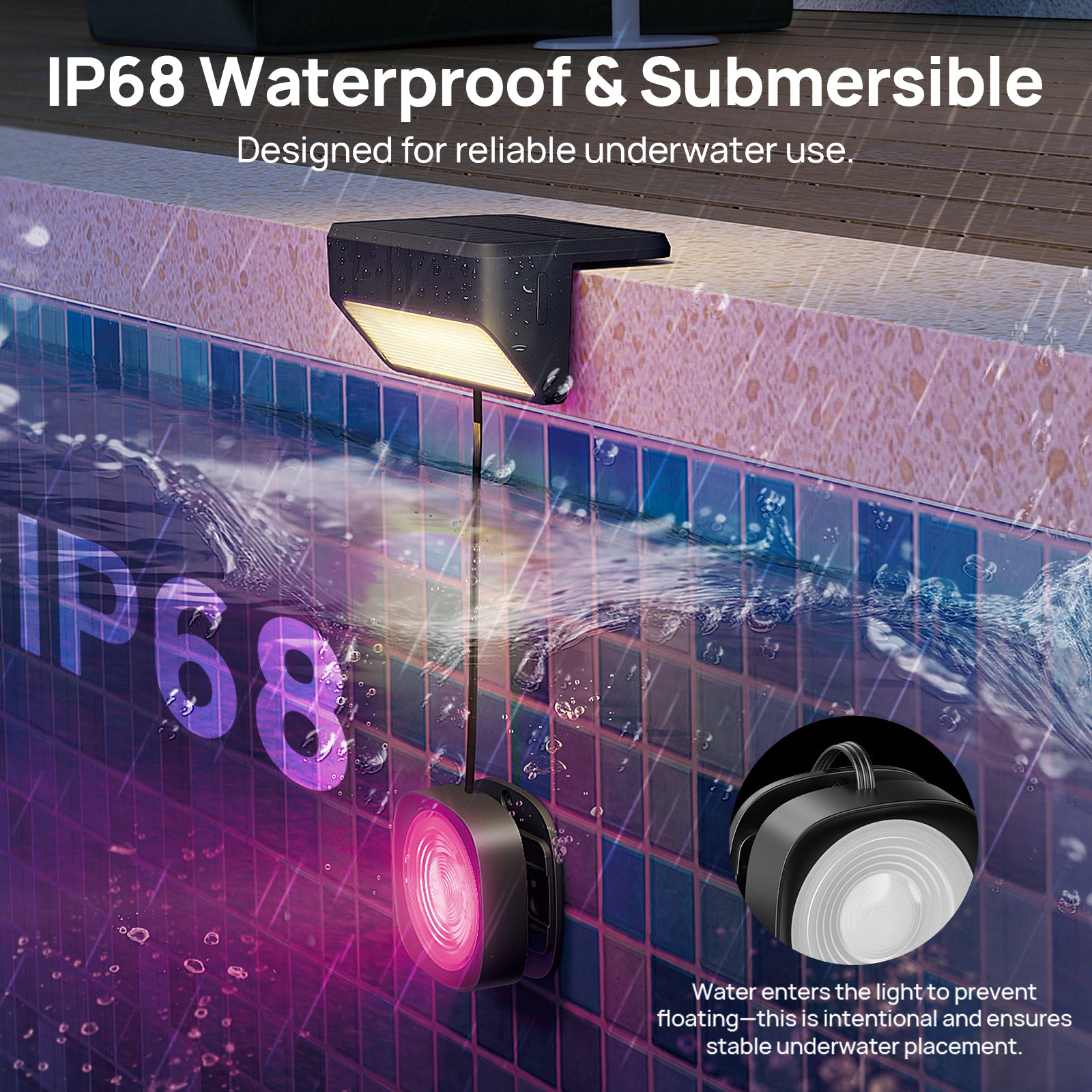Enhulk Smart Solar Pool Light