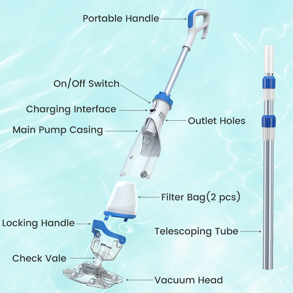 Enhulk Cordless Pool Vacuum PC18 Pro