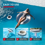 Enhulk Solar Pool Ionizer, Chemical-Free Floating Water Purifier for Fresh