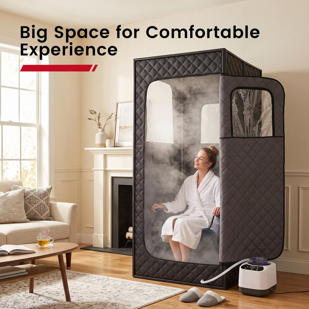 Enhulk Home Portable Personal Steam Sauna - Fast Heat & Spa Detox