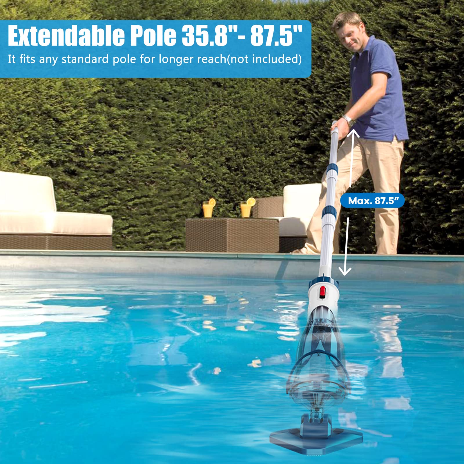 Enhulk Cordless Pool Vacuum T403