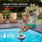 Enhulk Solar Pool Ionizer, Chemical-Free Floating Water Purifier for Fresh