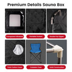 Enhulk Home Portable Personal Steam Sauna - Fast Heat & Spa Detox